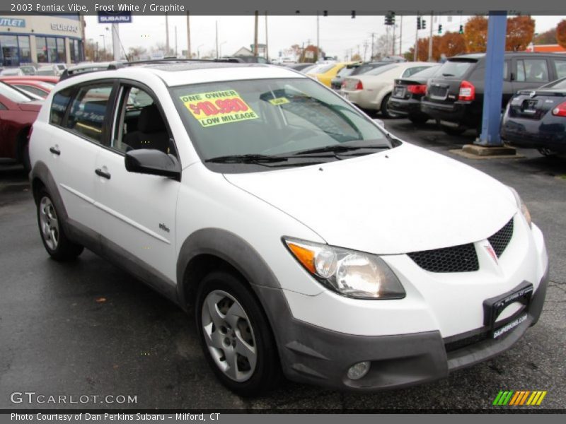 Frost White / Graphite 2003 Pontiac Vibe