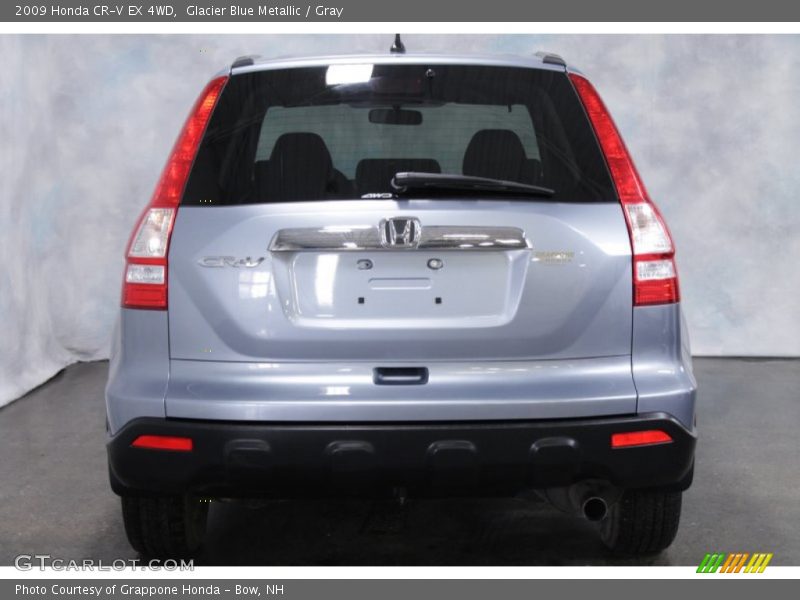 Glacier Blue Metallic / Gray 2009 Honda CR-V EX 4WD