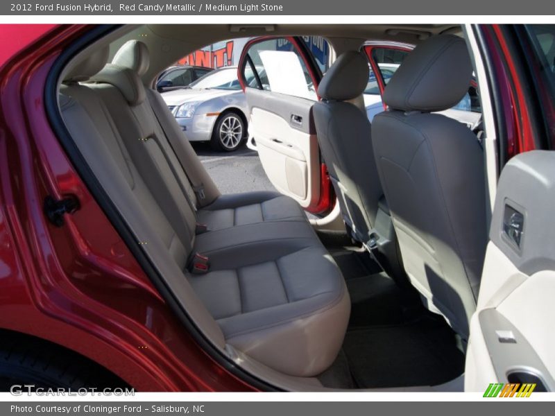  2012 Fusion Hybrid Medium Light Stone Interior