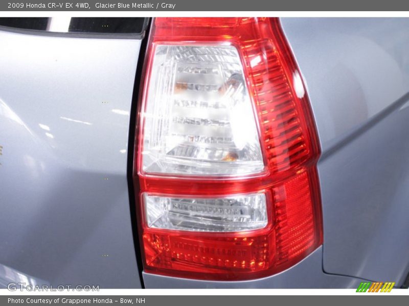 Glacier Blue Metallic / Gray 2009 Honda CR-V EX 4WD