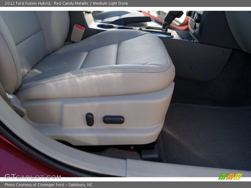  2012 Fusion Hybrid Medium Light Stone Interior