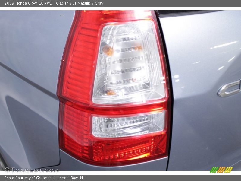 Glacier Blue Metallic / Gray 2009 Honda CR-V EX 4WD