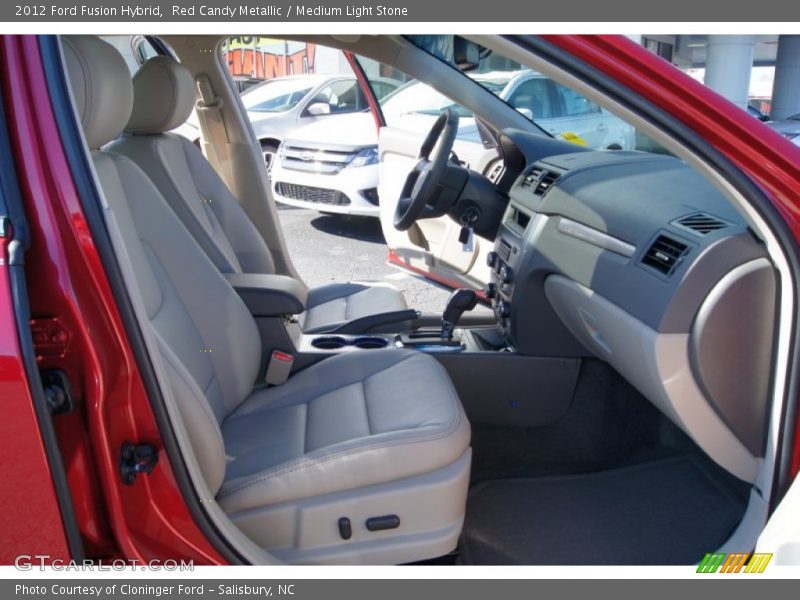  2012 Fusion Hybrid Medium Light Stone Interior