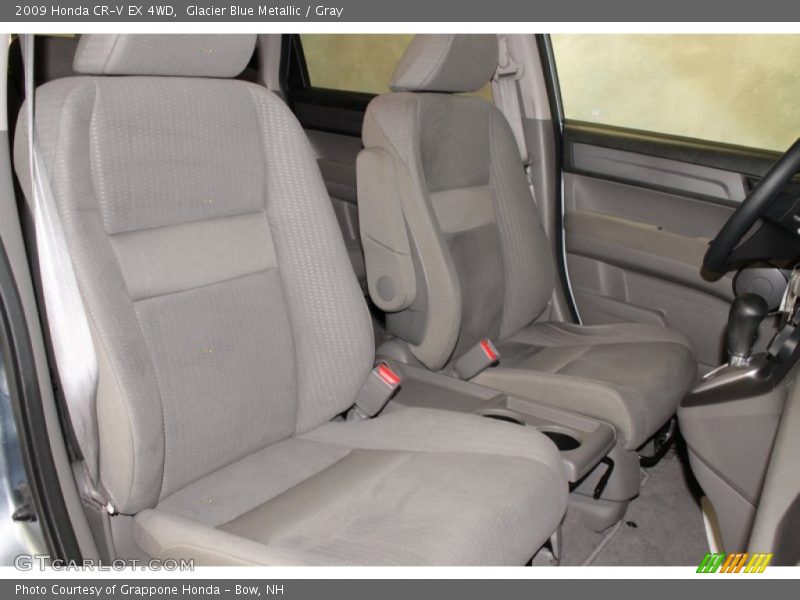 Glacier Blue Metallic / Gray 2009 Honda CR-V EX 4WD