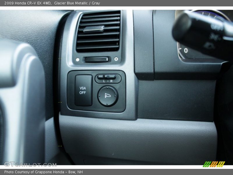 Glacier Blue Metallic / Gray 2009 Honda CR-V EX 4WD