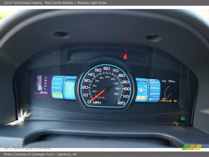 2012 Fusion Hybrid Hybrid Gauges