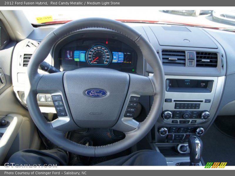 Dashboard of 2012 Fusion Hybrid