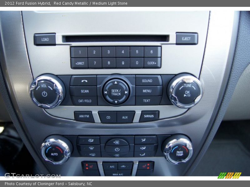 Controls of 2012 Fusion Hybrid