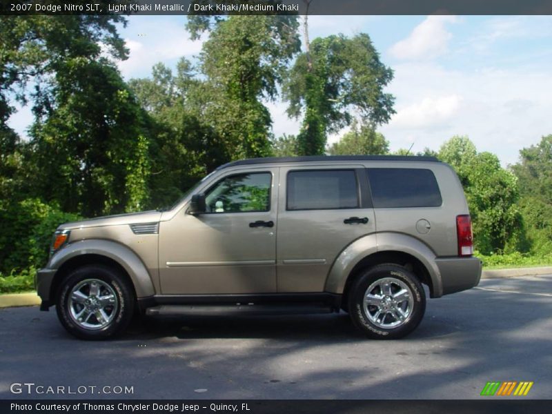 Light Khaki Metallic / Dark Khaki/Medium Khaki 2007 Dodge Nitro SLT