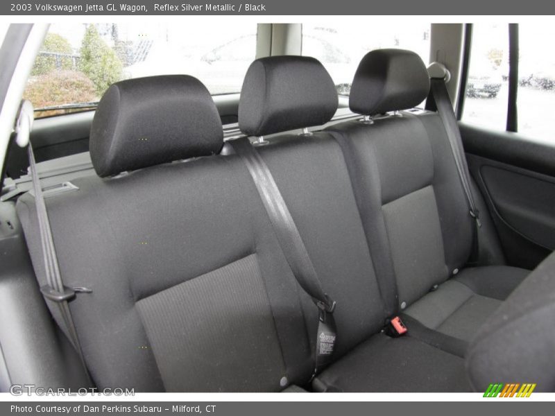 Reflex Silver Metallic / Black 2003 Volkswagen Jetta GL Wagon