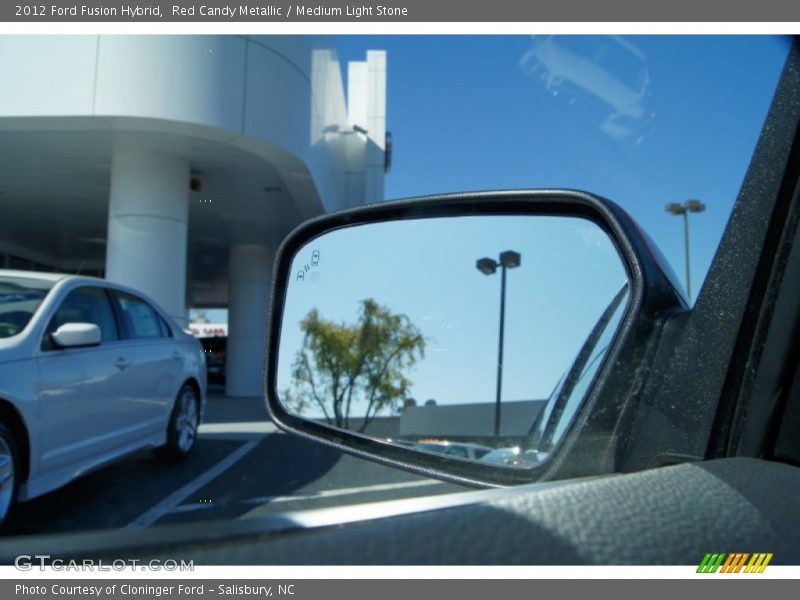 Red Candy Metallic / Medium Light Stone 2012 Ford Fusion Hybrid