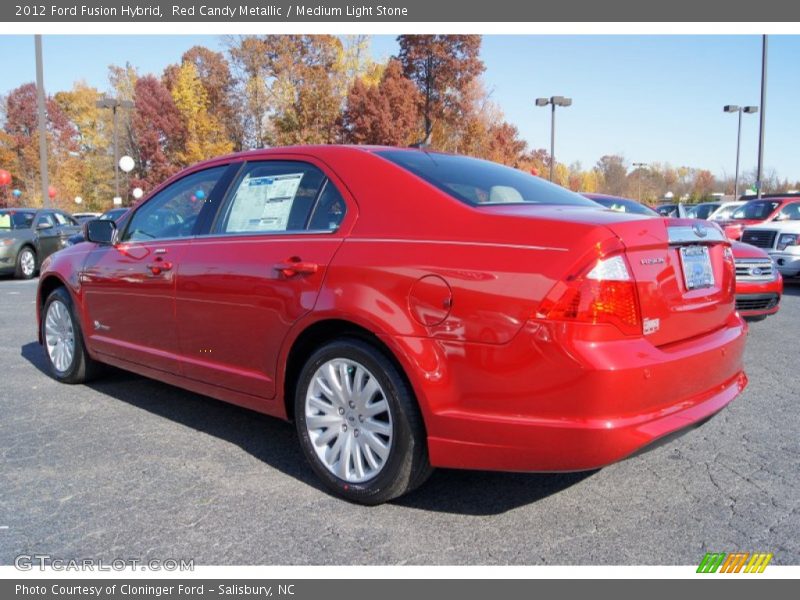  2012 Fusion Hybrid Red Candy Metallic