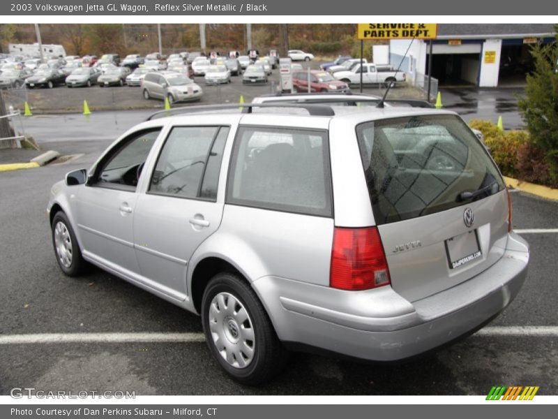 Reflex Silver Metallic / Black 2003 Volkswagen Jetta GL Wagon