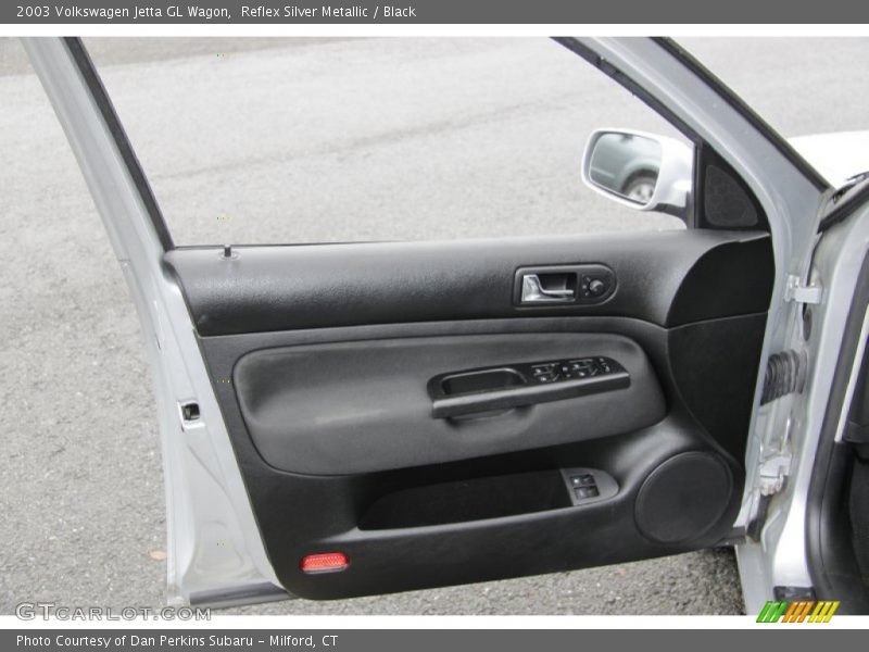 Reflex Silver Metallic / Black 2003 Volkswagen Jetta GL Wagon