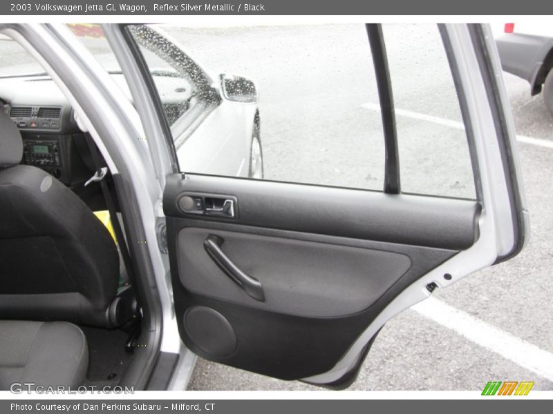 Reflex Silver Metallic / Black 2003 Volkswagen Jetta GL Wagon