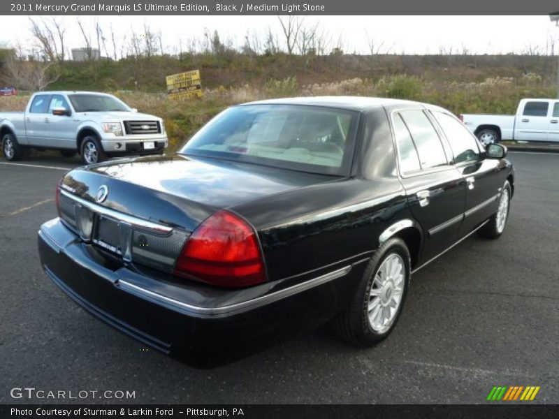Black / Medium Light Stone 2011 Mercury Grand Marquis LS Ultimate Edition
