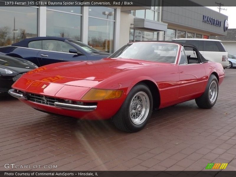 Front 3/4 View of 1973 365 GTB/4 Daytona Spider Scaglietti Conversion