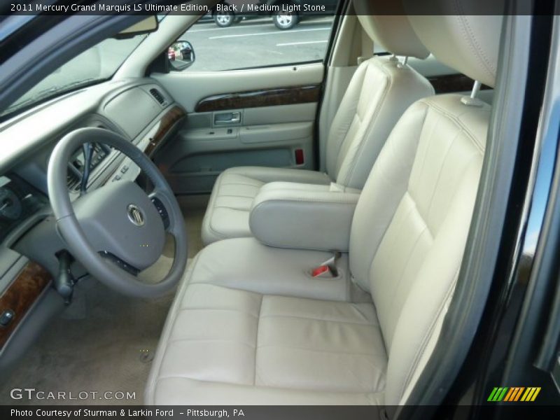 Black / Medium Light Stone 2011 Mercury Grand Marquis LS Ultimate Edition
