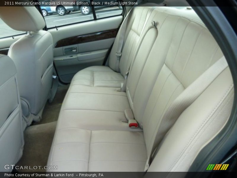 Black / Medium Light Stone 2011 Mercury Grand Marquis LS Ultimate Edition