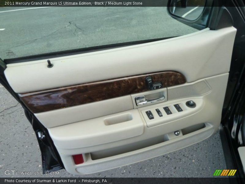 Black / Medium Light Stone 2011 Mercury Grand Marquis LS Ultimate Edition