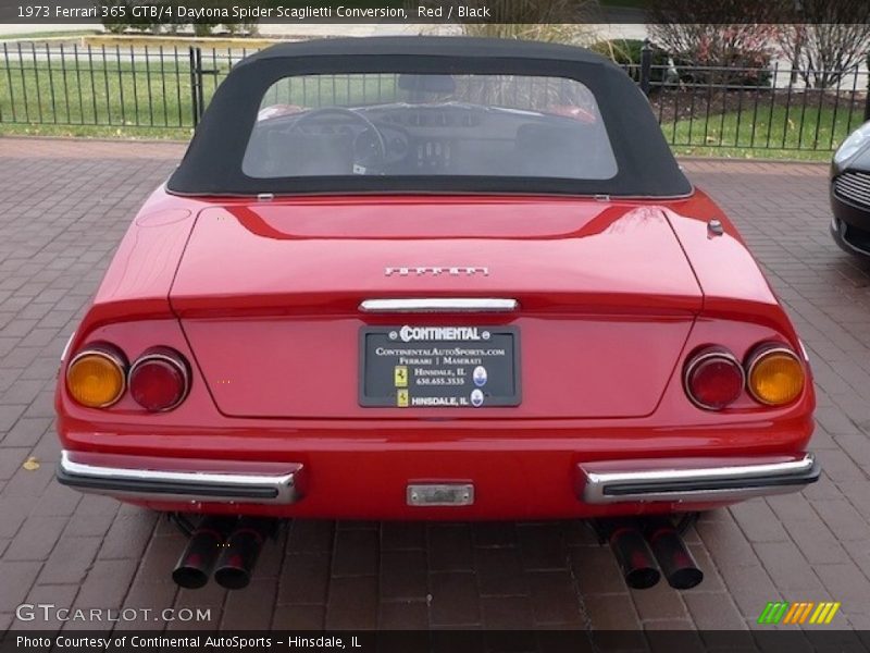 Red / Black 1973 Ferrari 365 GTB/4 Daytona Spider Scaglietti Conversion