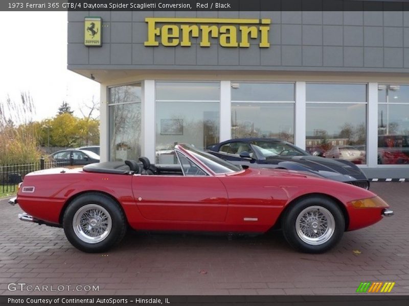  1973 365 GTB/4 Daytona Spider Scaglietti Conversion Red