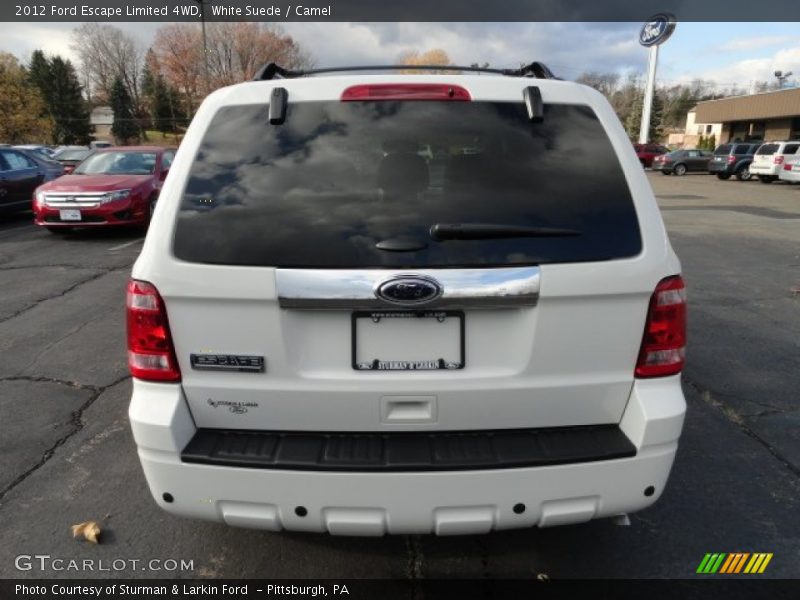 White Suede / Camel 2012 Ford Escape Limited 4WD