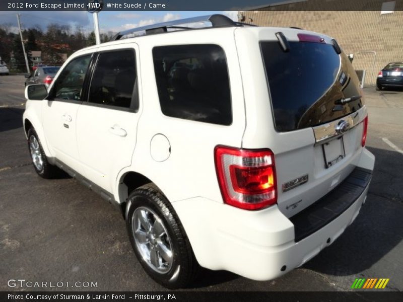 White Suede / Camel 2012 Ford Escape Limited 4WD