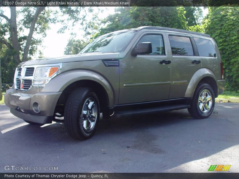 Light Khaki Metallic / Dark Khaki/Medium Khaki 2007 Dodge Nitro SLT