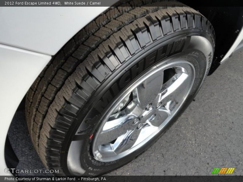 White Suede / Camel 2012 Ford Escape Limited 4WD