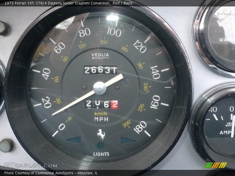  1973 365 GTB/4 Daytona Spider Scaglietti Conversion Daytona Spider Scaglietti Conversion Gauges