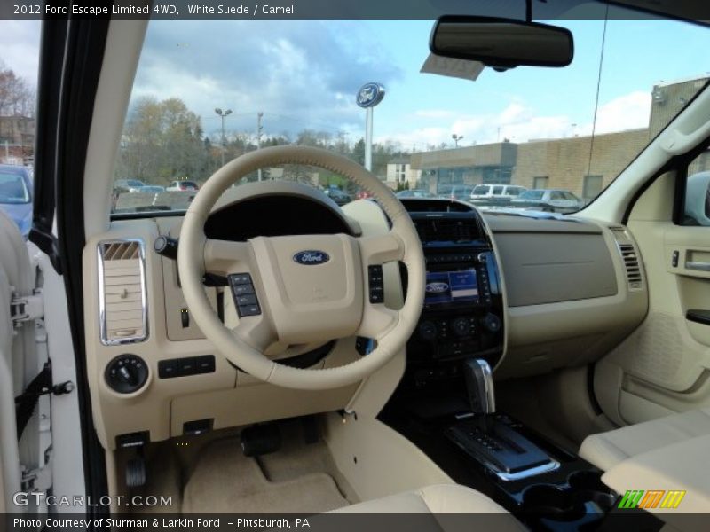 White Suede / Camel 2012 Ford Escape Limited 4WD