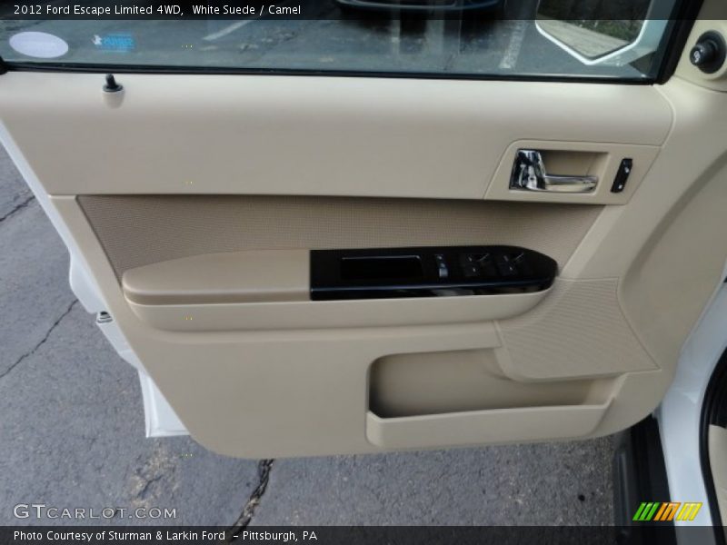 White Suede / Camel 2012 Ford Escape Limited 4WD