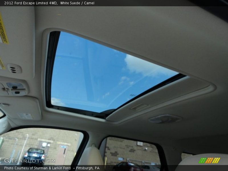 White Suede / Camel 2012 Ford Escape Limited 4WD