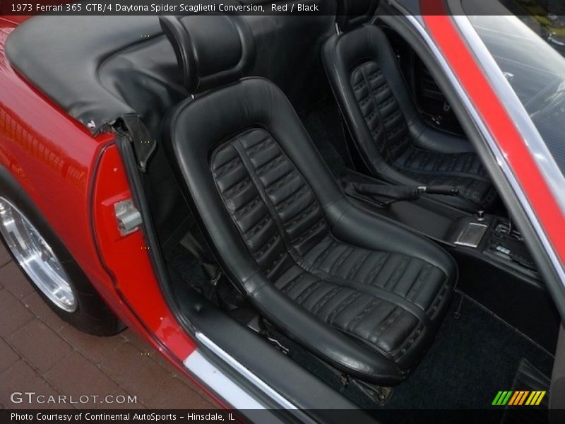  1973 365 GTB/4 Daytona Spider Scaglietti Conversion Black Interior