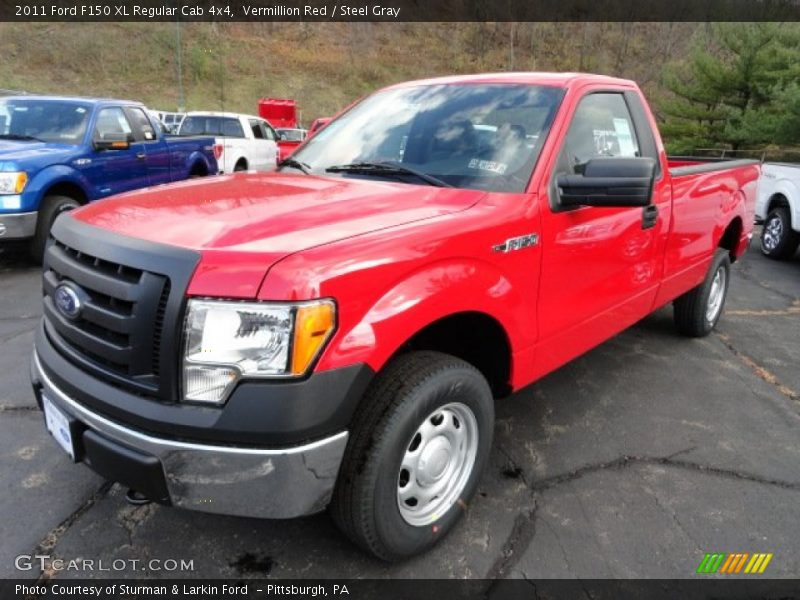 Front 3/4 View of 2011 F150 XL Regular Cab 4x4