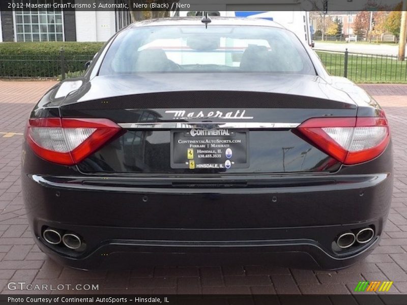 Nero (Black) / Nero 2012 Maserati GranTurismo S Automatic