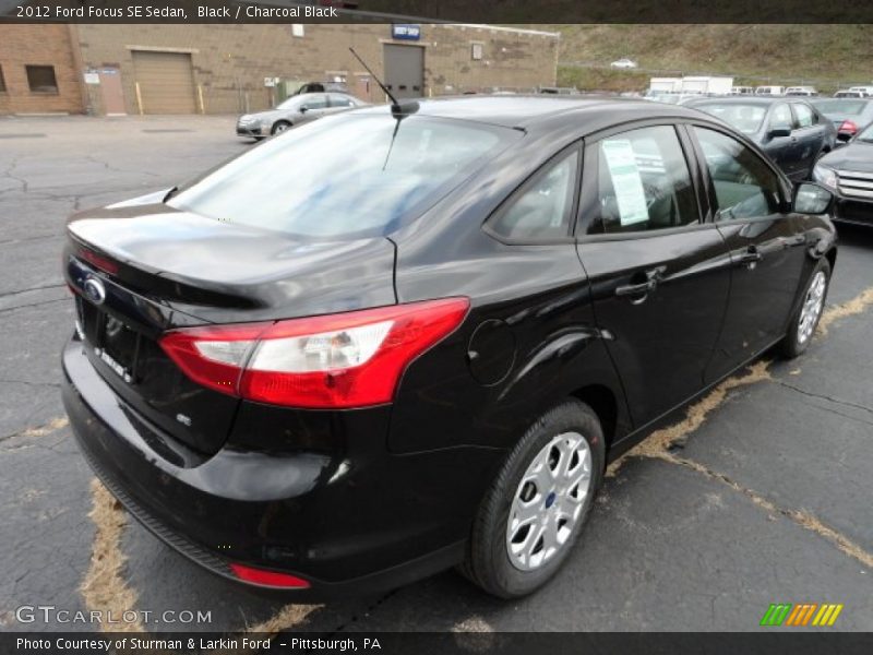Black / Charcoal Black 2012 Ford Focus SE Sedan