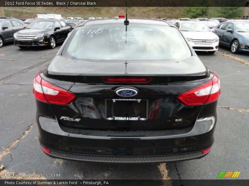Black / Charcoal Black 2012 Ford Focus SE Sedan