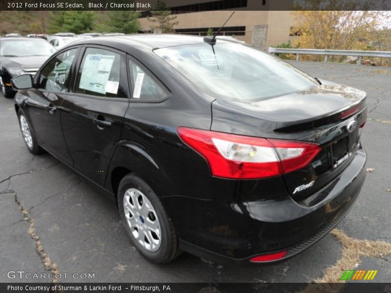 Black / Charcoal Black 2012 Ford Focus SE Sedan
