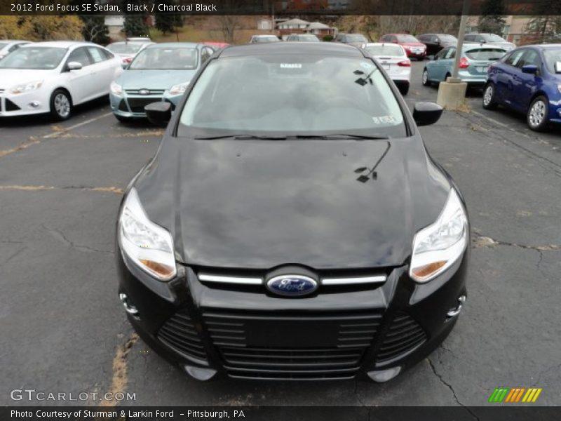 Black / Charcoal Black 2012 Ford Focus SE Sedan
