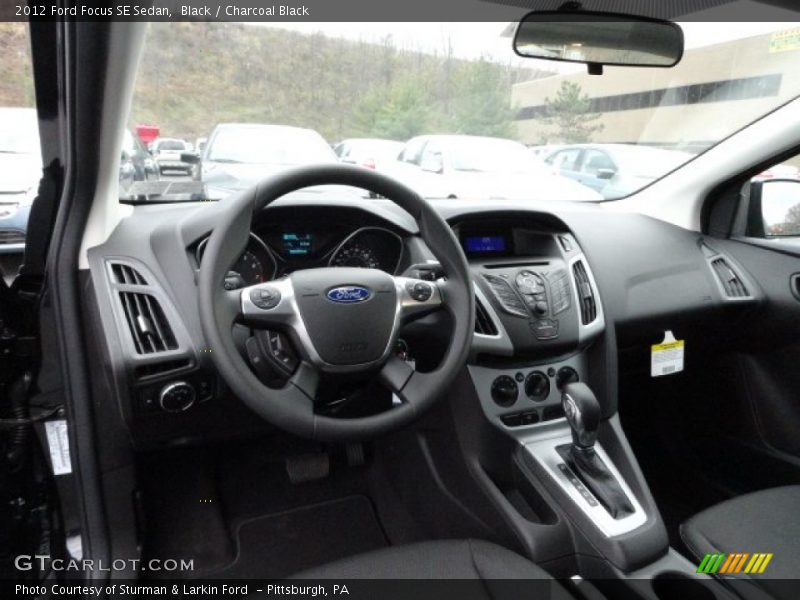 Black / Charcoal Black 2012 Ford Focus SE Sedan
