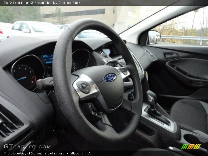 Black / Charcoal Black 2012 Ford Focus SE Sedan