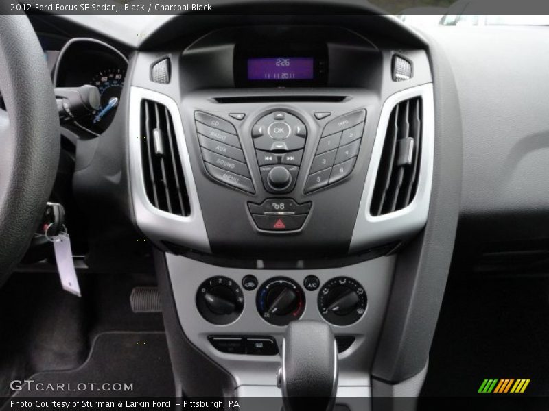 Black / Charcoal Black 2012 Ford Focus SE Sedan