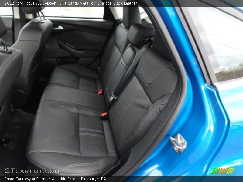 Blue Candy Metallic / Charcoal Black Leather 2012 Ford Focus SEL 5-Door
