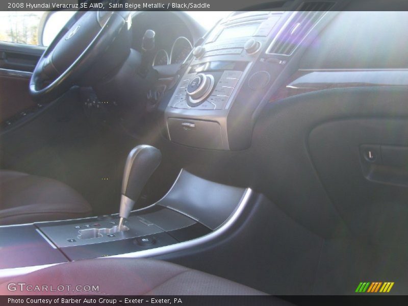 Satin Beige Metallic / Black/Saddle 2008 Hyundai Veracruz SE AWD