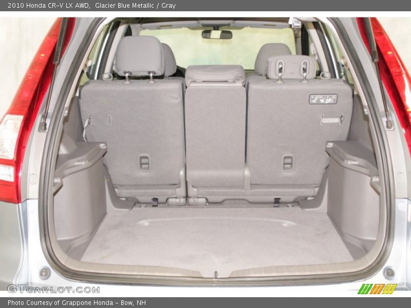 Glacier Blue Metallic / Gray 2010 Honda CR-V LX AWD