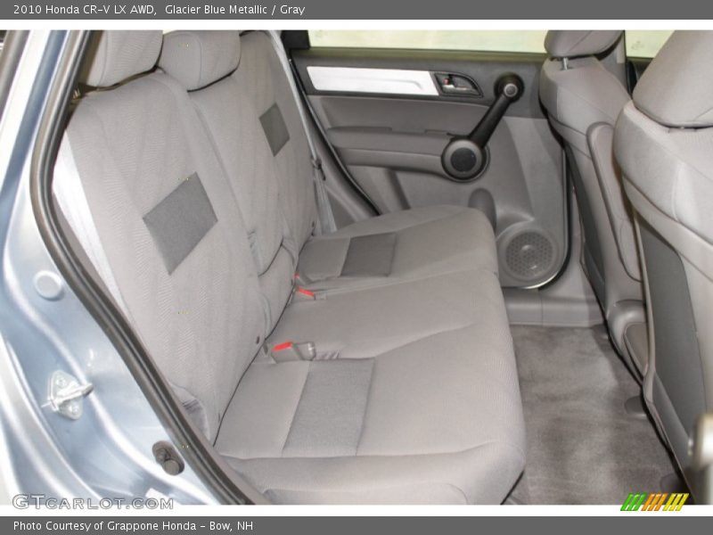 Glacier Blue Metallic / Gray 2010 Honda CR-V LX AWD