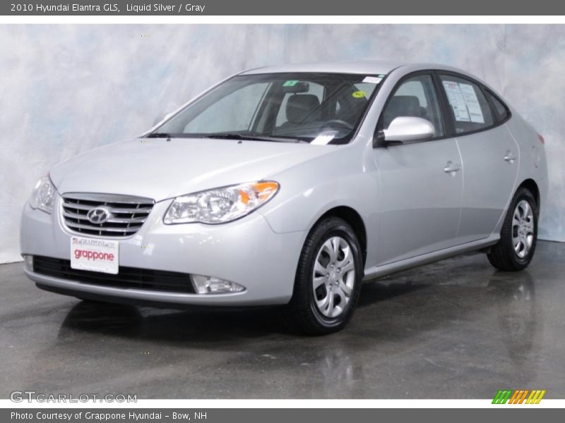 Liquid Silver / Gray 2010 Hyundai Elantra GLS