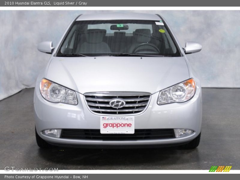 Liquid Silver / Gray 2010 Hyundai Elantra GLS